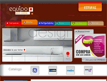 Tablet Screenshot of estufas1.com.mx